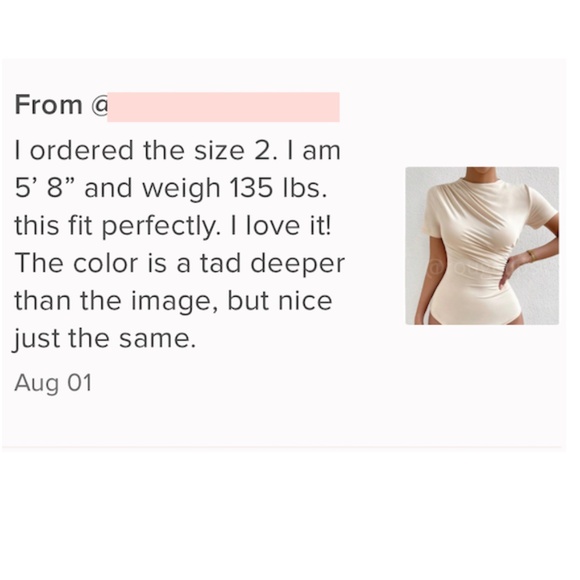 Ruched Tan Asymmetrical Short Sleeve Bodysuit  Stretchy - Picture 10 of 10